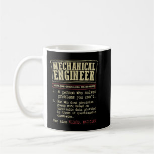 Maschinenbauingenieur - Funny Dictionary Definitio Kaffeetasse
