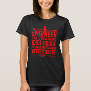 Maschinenbauingenieur für Männer - Coole Maschinen T-Shirt