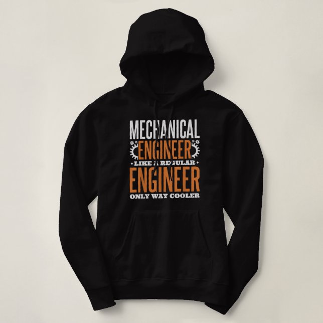 Maschinenbauingenieur für Maschinenbauingenieure Hoodie (Design vorne)