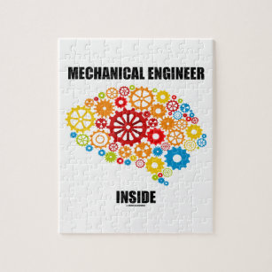 Maschinenbauingenieur-Innere (Gang-Gehirn) Puzzle