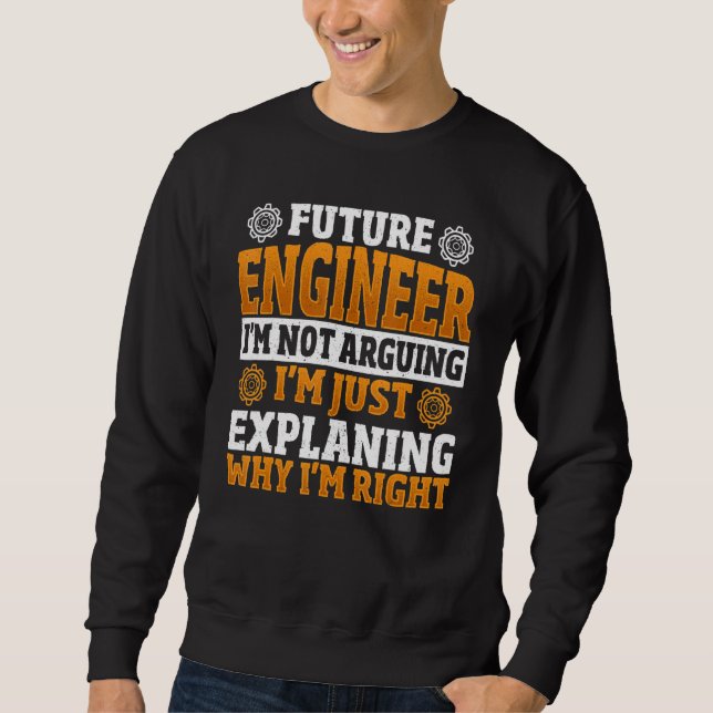 Maschinenbauingenieur Sweatshirt (Vorderseite)