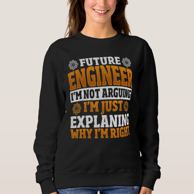 Maschinenbauingenieur Sweatshirt (Vorderseite)