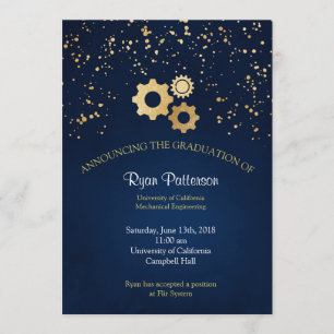 Maschinenbauwesen-Abschluss-Mitteilung Einladung