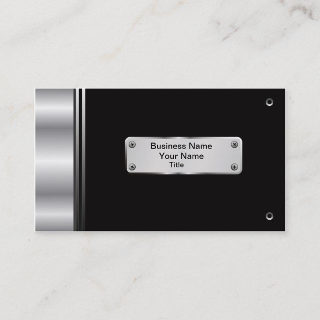 Maschinenbauwesen-Visitenkarte Visitenkarte (Vorderseite)