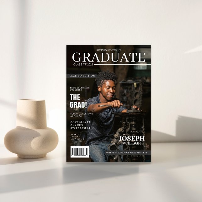 Maschinenbauzeitschrift Foto Abschluss Einladung (Von Creator hochgeladen)