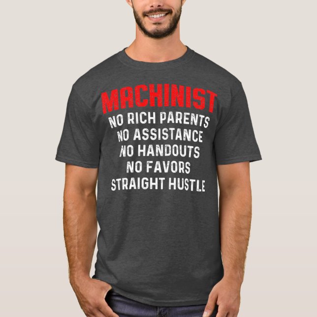 Maschinenbediener T-Shirt (Vorderseite)