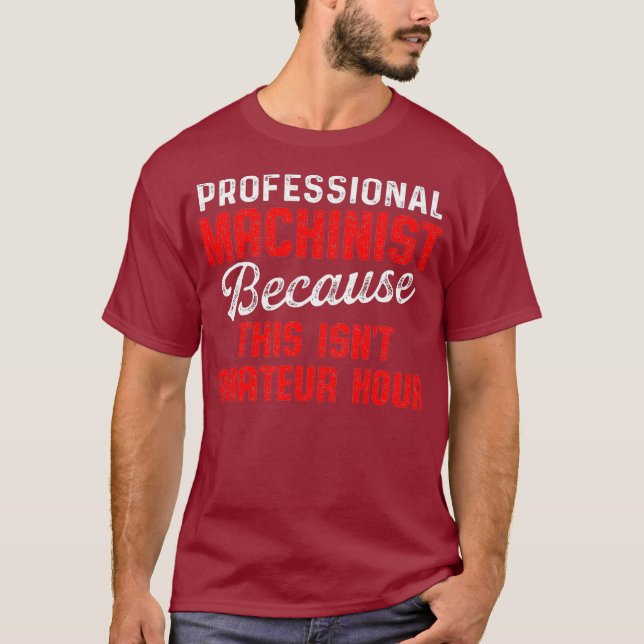 Maschinenbediener T-Shirt (Vorderseite)