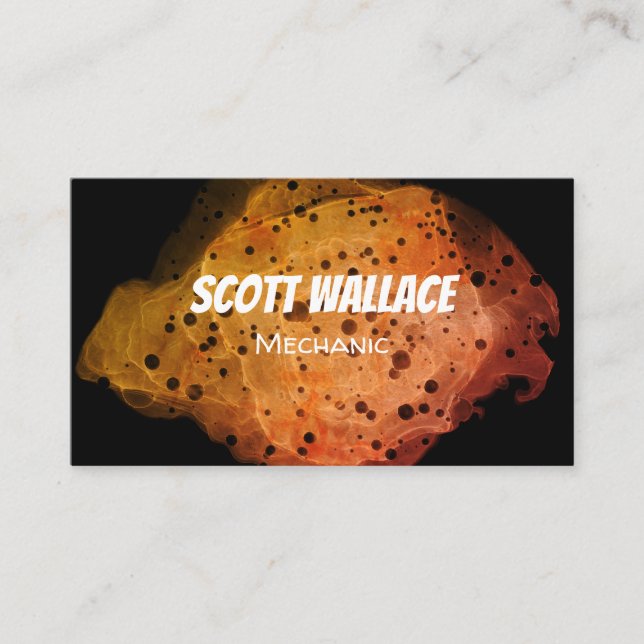 Maschinenbetriebskarte Visitenkarte (Vorderseite)