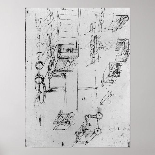 Maschinendesigns, Fol. 367r-b Poster (Vorne)