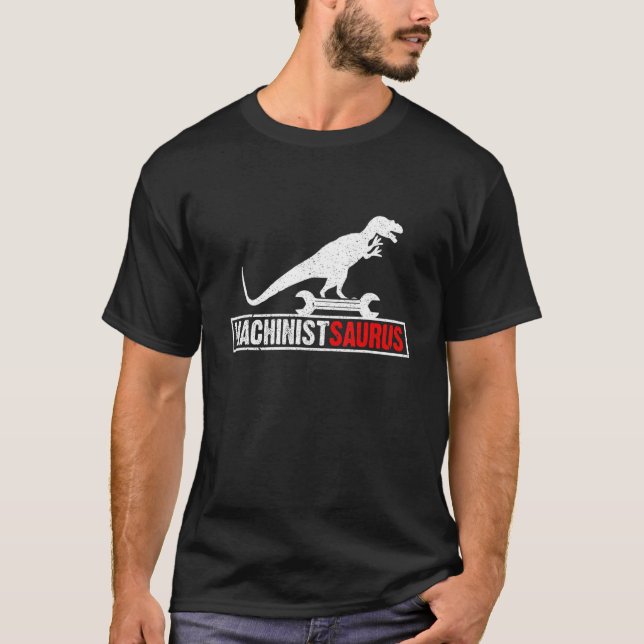 Maschinenführer Saurusrex T-Shirt (Vorderseite)