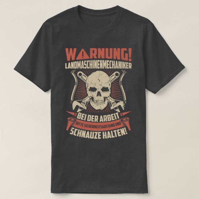 Maschinengeschenk für Landmaschinen (2) T-Shirt (Design vorne)