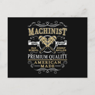 Maschinengeschenkidee Postkarte