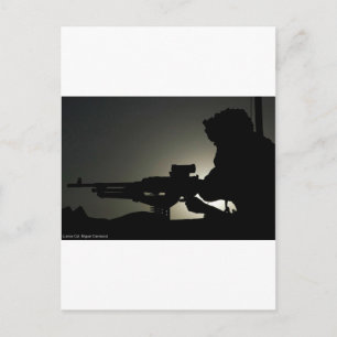 Maschinengewehr Postkarte