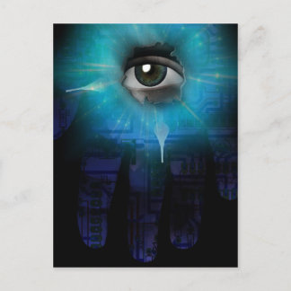 Maschinengott Postkarte