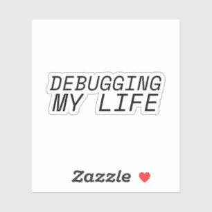 Maschinenidentitäts-Terminal Minimalist Aufkleber