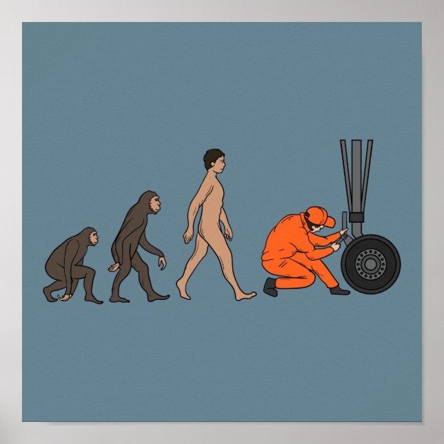 Maschineningenieur für die Evolution Poster (Vorne)