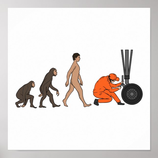 Maschineningenieur für die Evolution Poster (Vorne)
