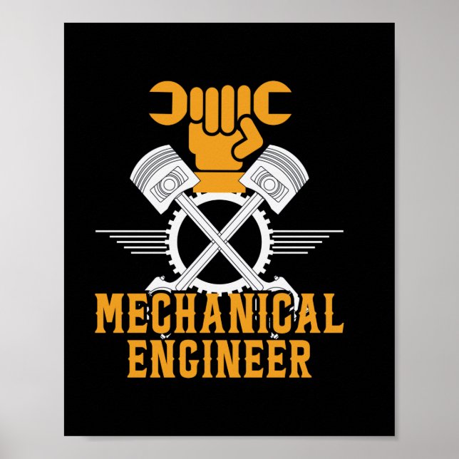 Maschineningenieur Poster (Vorne)