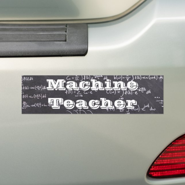 Maschinenlehrer Autoaufkleber (Auf Auto)