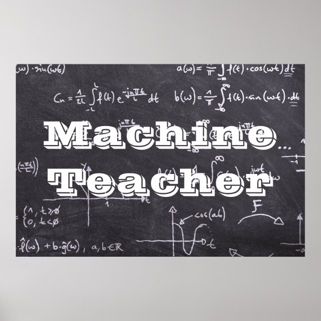 Maschinenlehrer Poster (Vorne)