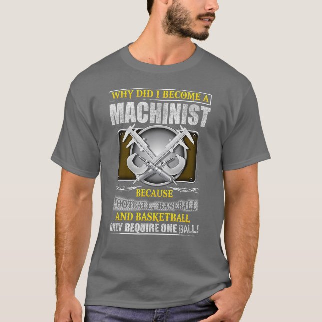 Maschinenmechanikingenieur T-Shirt (Vorderseite)
