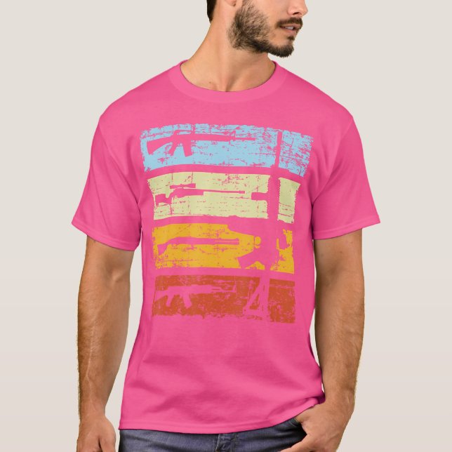 Maschinenpistolen-Schütze Schießsport T-Shirt (Vorderseite)