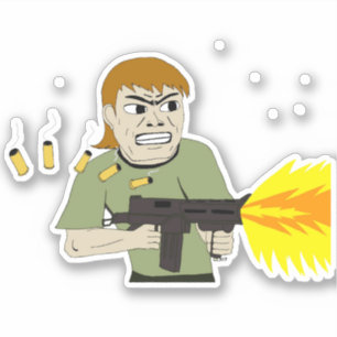 Maschinenschieber Aufkleber