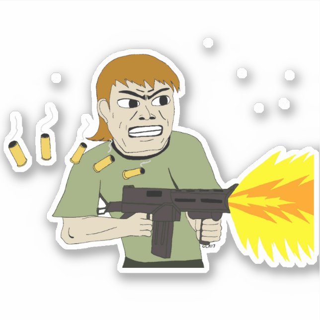 Maschinenschieber Aufkleber (Vorderseite)