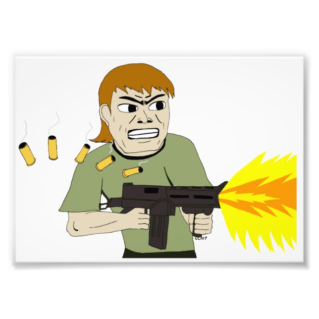 Maschinenschieber Fotodruck (Vorne)