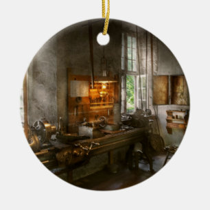 Maschinist - Drehbänke Keramik Ornament