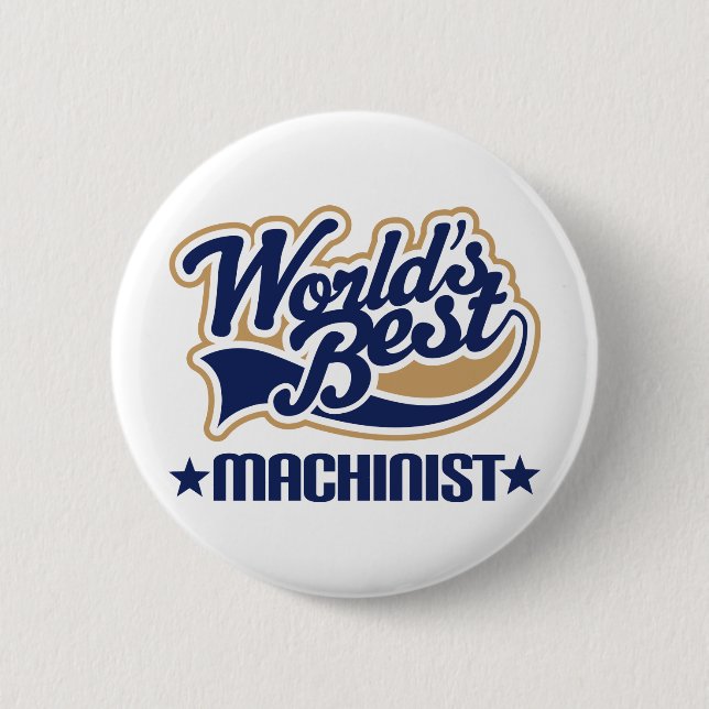 Maschinist-Geschenk Button (Vorderseite)