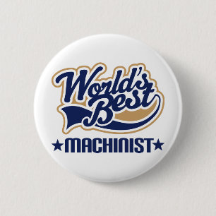 Maschinist-Geschenk Button