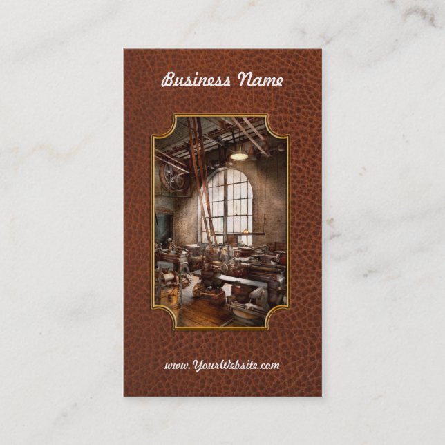 Maschinist - ich mag große Werkzeuge Visitenkarte (Vorderseite)