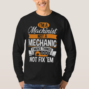 Maschinist Mate and Engineer Spaß CNC-Machinist T-Shirt