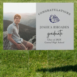 Mascot Abschluss Yard Sign Gartenschild