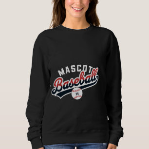 Mascot Baseball Retro-Logo Sweatshirt