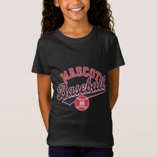 Mascot Baseball Retro-Logo T-Shirt