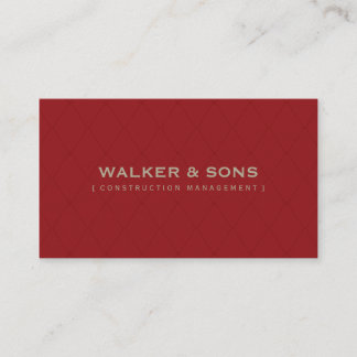 MASCULINE BUSINESS CARD :: schlicht smart 9 Visitenkarte
