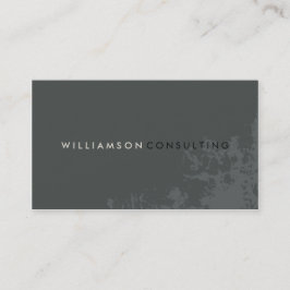 MASCULINE BUSINESS CARD :: schlichte moderne Grung Visitenkarte