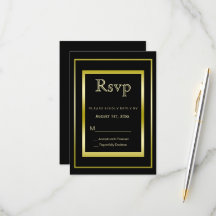 Masculine Double Gold Frame 50. Geburtstag