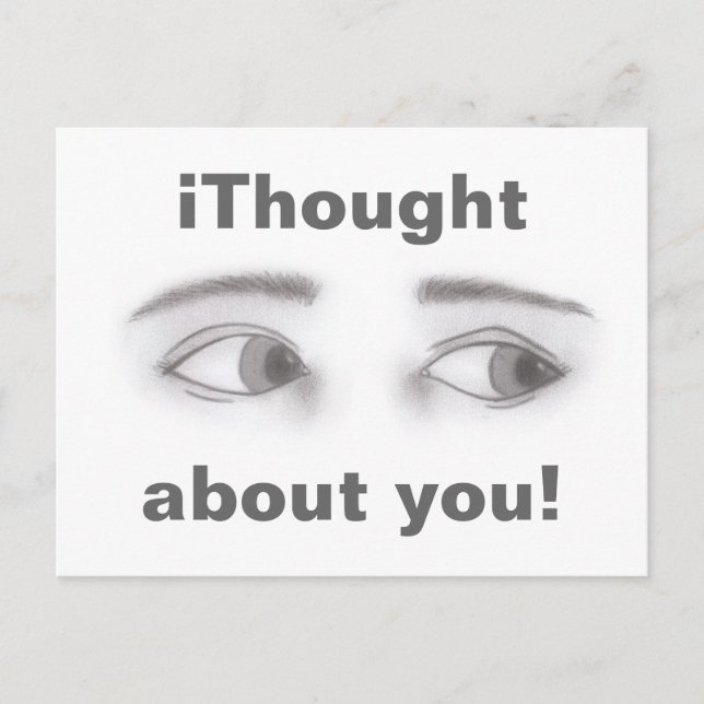Masculine Eyes Postkarte (Vorderseite)