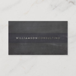 MASCULINE GRUNGE schlichte, rustikale Tafel Visitenkarte