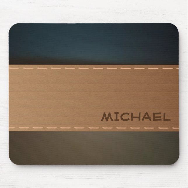 Masculine Stilvoll - Personalisiert Mousepad (Vorne)