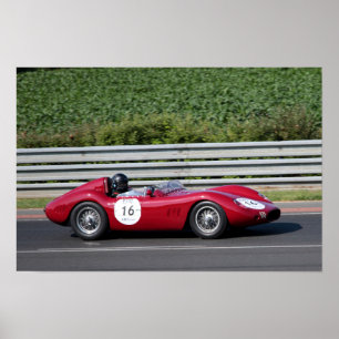 Maserati 250 S Le Mans Classic Poster