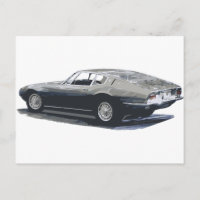 Maserati Ghibli Classic Zeichnend