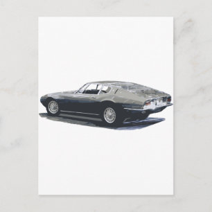 Maserati Ghibli Classic Zeichnend Postkarte