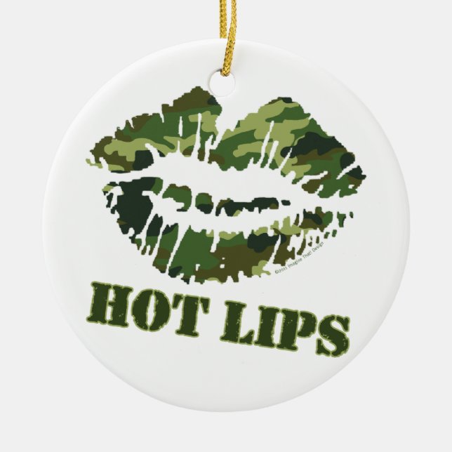 MASH Hot Lips Keramikornament (Vorne)