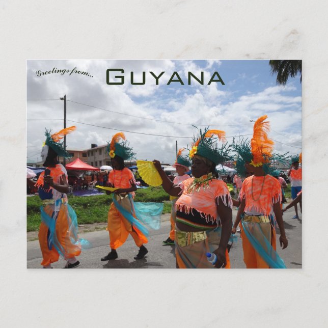 Mash Parade Georgetown Guyana Postcard Postkarte (Vorderseite)