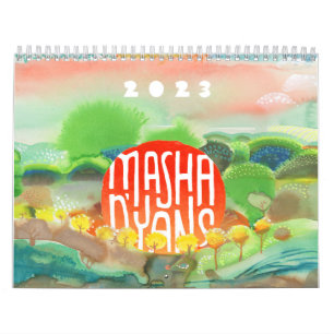 Masha D'yans 2023 WALL CALENDAR Kalender