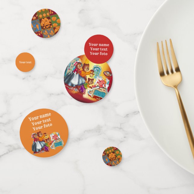 Masha und 3 Märchenbären Konfetti (Gruppe)